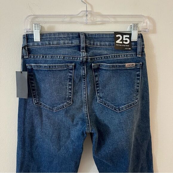 JOE'S JEANS Mid Rise Crop Boot Cut‎ Jeans Luna size 25 NWT - Picture 10 of 14